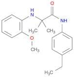 Propanamide, N-(4-ethylphenyl)-2-[(2-methoxyphenyl)amino]-2-methyl-