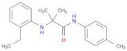 Propanamide, 2-[(2-ethylphenyl)amino]-2-methyl-N-(4-methylphenyl)-