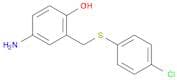 Phenol, 4-amino-2-[[(4-chlorophenyl)thio]methyl]-