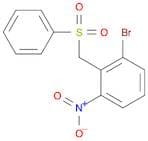 Benzene, 1-bromo-3-nitro-2-[(phenylsulfonyl)methyl]-