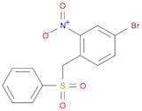 Benzene, 4-bromo-2-nitro-1-[(phenylsulfonyl)methyl]-