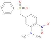 Benzenamine, N,N-dimethyl-2-nitro-5-[(phenylsulfonyl)methyl]-