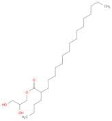 Octadecanoic acid, 2-butyl-, 2,3-dihydroxypropyl ester