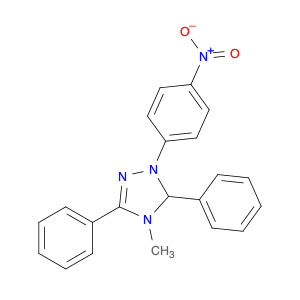 1H-1,2,4-Triazole, 4,5-dihydro-4-methyl-1-(4-nitrophenyl)-3,5-diphenyl-