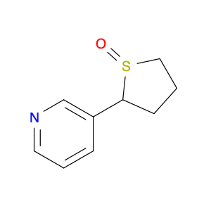 Pyridine, 3-(tetrahydro-1-oxido-2-thienyl)-