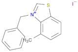 Benzothiazolium, 4-methyl-3-(phenylmethyl)-, iodide