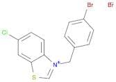 Benzothiazolium, 3-[(4-bromophenyl)methyl]-6-chloro-, bromide