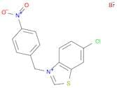 Benzothiazolium, 6-chloro-3-[(4-nitrophenyl)methyl]-, bromide