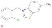 Benzothiazolium, 3-[(2-chlorophenyl)methyl]-6-methyl-, bromide