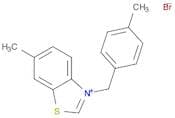 Benzothiazolium, 6-methyl-3-[(4-methylphenyl)methyl]-, bromide