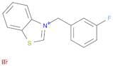 Benzothiazolium, 3-[(3-fluorophenyl)methyl]-, bromide