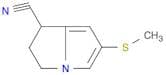1H-Pyrrolizine-1-carbonitrile, 2,3-dihydro-6-(methylthio)-