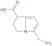 1H-Pyrrolizine-1-carboxylic acid, 2,3-dihydro-5-(methylthio)-