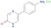 2(1H)-Pyrazinone, 5-(4-aminophenyl)-, hydrochloride