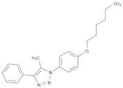 1H-1,2,3-Triazole, 1-[4-(hexyloxy)phenyl]-5-methyl-4-phenyl-