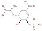 1-cyclohexene-1-carboxylic acid, 5-[(1-carboxyethenyl)oxy]-4-hydroxy-3-(phosphonooxy)-, (3R,4S,5R)-