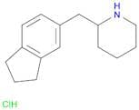 Piperidine, 2-[(2,3-dihydro-1H-inden-5-yl)methyl]-, hydrochloride