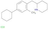 Piperidine, 2-[(4-cyclohexyl-2-methylphenyl)methyl]-, hydrochloride