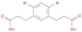 1,3-Benzenedipropanoic acid, 4,6-dibromo-