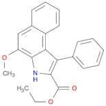 3H-Benz[e]indole-2-carboxylic acid, 4-methoxy-1-phenyl-, ethyl ester