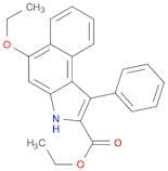 3H-Benz[e]indole-2-carboxylic acid, 5-ethoxy-1-phenyl-, ethyl ester