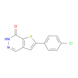 Thieno[2,3-d]pyridazin-7(6H)-one, 2-(4-chlorophenyl)-