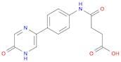 Butanoic acid, 4-[[4-(4,5-dihydro-5-oxopyrazinyl)phenyl]amino]-4-oxo-