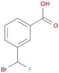 Benzoic acid, 3-(bromofluoromethyl)-