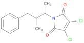 1H-Pyrrole-2,5-dione, 3,4-dichloro-1-(1,2-dimethyl-3-phenylpropyl)-