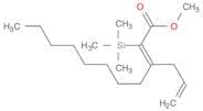 2-Undecenoic acid, 3-(2-propenyl)-2-(trimethylsilyl)-, methyl ester, (E)-