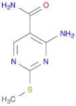 4-Amino-2-(methylthio)pyrimidine-5-carboxamide