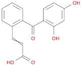 2-Propenoic acid, 3-[(2,4-dihydroxybenzoyl)phenyl]-
