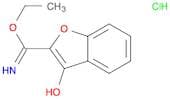 2-Benzofurancarboximidic acid, 3-hydroxy-, ethyl ester, hydrochloride