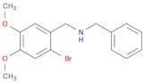 Benzenemethanamine, 2-bromo-4,5-dimethoxy-N-(phenylmethyl)-