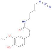 2-Propenamide, N-(4-azidobutyl)-3-(4-hydroxy-3-methoxyphenyl)-