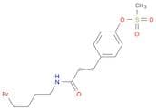 2-Propenamide, N-(4-bromobutyl)-3-[4-[(methylsulfonyl)oxy]phenyl]-