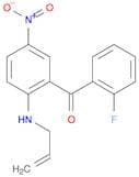Methanone, (2-fluorophenyl)[5-nitro-2-(2-propenylamino)phenyl]-