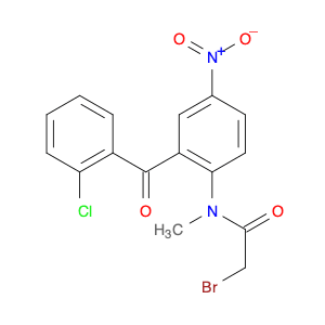 Acetamide, 2-bromo-N-[2-(2-chlorobenzoyl)-4-nitrophenyl]-N-methyl-