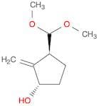 Cyclopentanol, 3-(dimethoxymethyl)-2-methylene-, trans-