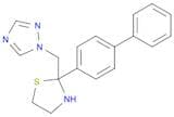 1H-1,2,4-Triazole, 1-[(2-[1,1'-biphenyl]-4-yl-2-thiazolidinyl)methyl]-