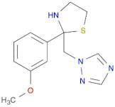 1H-1,2,4-Triazole, 1-[[2-(3-methoxyphenyl)-2-thiazolidinyl]methyl]-