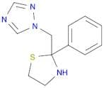 1H-1,2,4-Triazole, 1-[(2-phenyl-2-thiazolidinyl)methyl]-