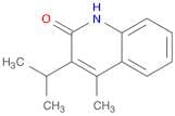 2(1H)-Quinolinone, 4-methyl-3-(1-methylethyl)-