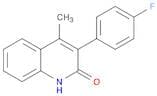 2(1H)-Quinolinone, 3-(4-fluorophenyl)-4-methyl-