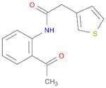 3-Thiopheneacetamide, N-(2-acetylphenyl)-