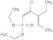 Phosphonic acid, (2-chloro-3-ethyl-1,3-pentadienyl)-, diethyl ester