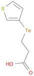 Propanoic acid, 3-(3-thienyltelluro)-