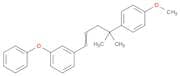 Benzene, 1-[4-(4-methoxyphenyl)-4-methyl-1-pentenyl]-3-phenoxy-