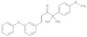 1-Penten-3-one, 4-(4-methoxyphenyl)-4-methyl-1-(3-phenoxyphenyl)-