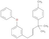 Benzene, 1-[4-methyl-4-(4-methylphenyl)-2-pentenyl]-3-phenoxy-